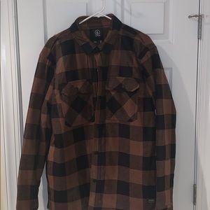 Volcom flannel jacket